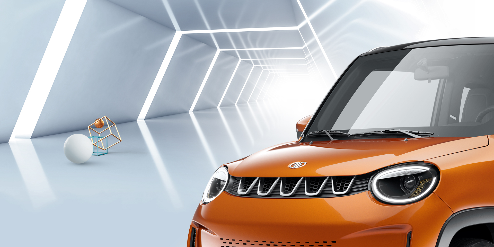 EV GO Electric Car Rear View 